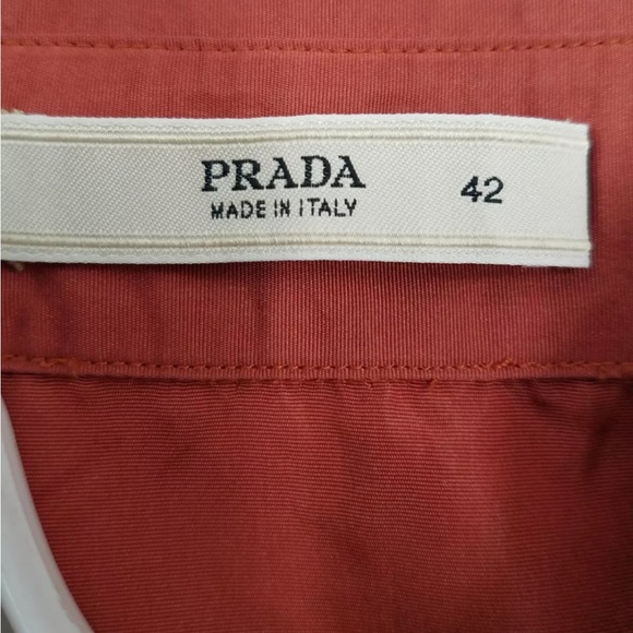 Prada Women's Authenticated Top Shirt Blouse Size 42 - Picture 3 of 5